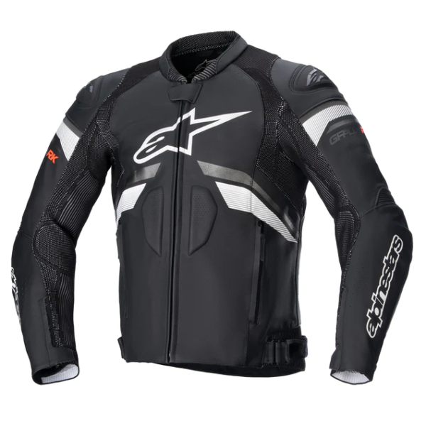ALPINESTARS GP PLUS R V3 LEATHER JACKET BLACK, WHITE
