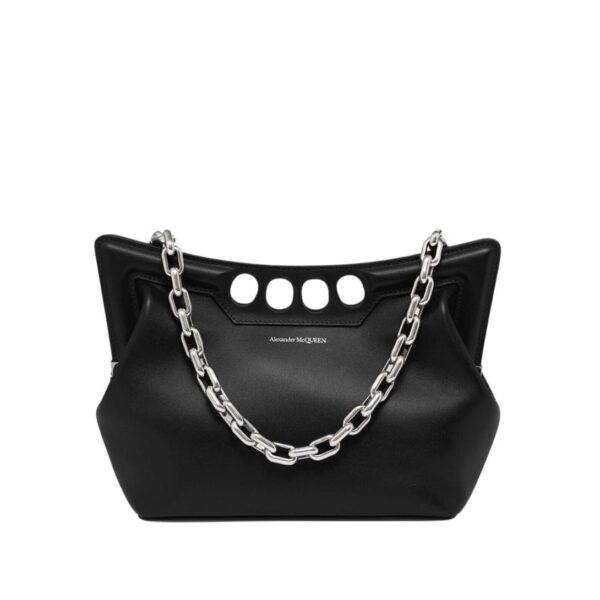 ALEXANDER MCQUEEN WOMEN’S THE PEAK BAG SMALL IN BLACK
