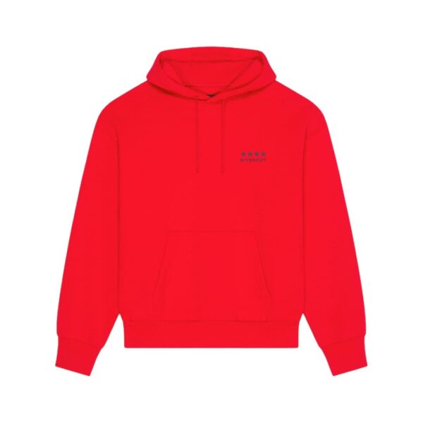 GIVENCHY 4G BOX FIT HOODIE IN FLEECE
