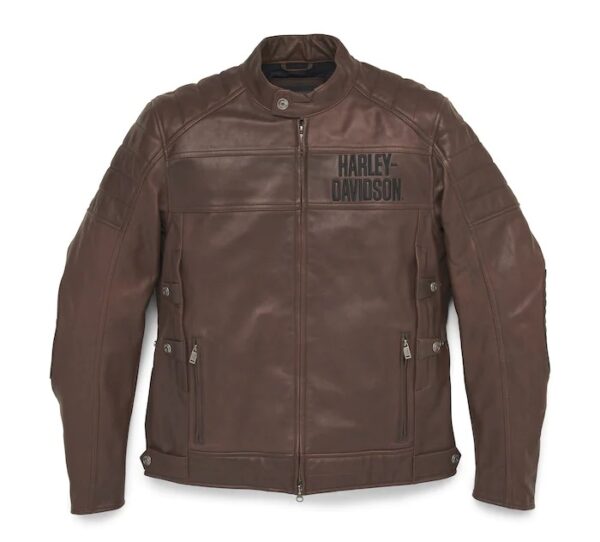 HARLEY DAVIDSON FREMONT TRIPLE VENT SYSTEM LEATHER JACKET
