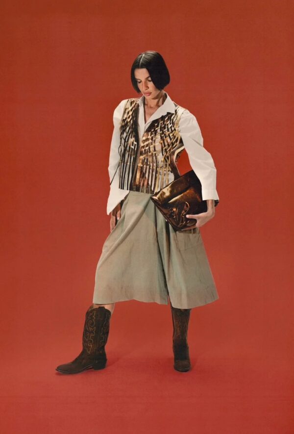 Attalea Leather Vest II Copper